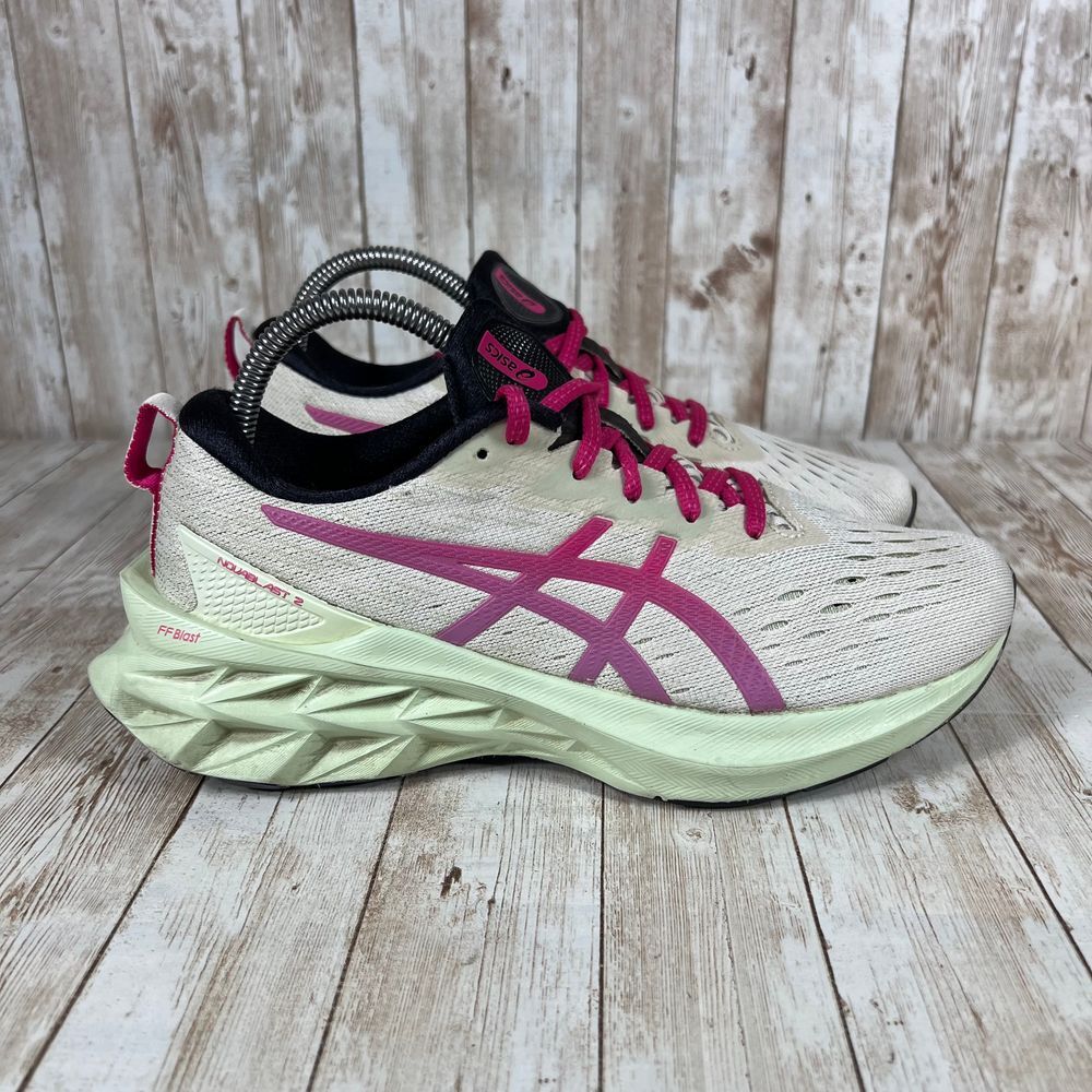 Asics Pink and Cream Athletic Shoes
